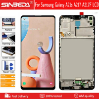 6.5" LCD For Samsung Galaxy A21s A217 A217F LCD Touch Screen Digitizer For Samsung A21s SM-A217F/DS Display Replacement
