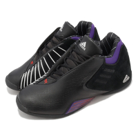 【adidas 愛迪達】籃球鞋 TMAC 3 Restomod 男鞋 黑 紫 緩震 鱷魚紋 暴龍隊 愛迪達(GY2394)