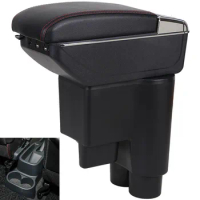 For Daihatsu sirion armrest box For Daihatsu Materia USB Charging heighten central Store content cup holder ashtray accessories