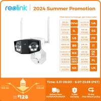 Reolink Duo 2 WiFi Camera 4K Dual Lens Outdoor Security Camera CCTV 8MP IP Cam Smart Detection Home Video Security Protection