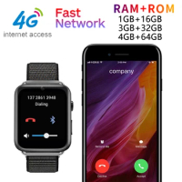 4G Internet Smart Watch Android 7.1 1.88 Inch 360*320 Screen 4GB 64GB GPS WIFI 780mah Big Battery Video Call Smart watch Phone