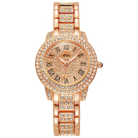 Jam Tangan Wanita Kecil Emas Anti Air Original Stainless Steel Cewek Luminous Women Watch 9943