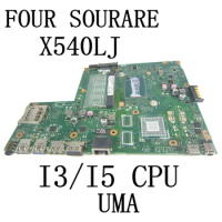 For ASUS VivoBook X540LA A540LA F540LA K540LA R540LA X540LJ Laptop Motherboard with I3-5020U/I5-5200U CPU Mainboard