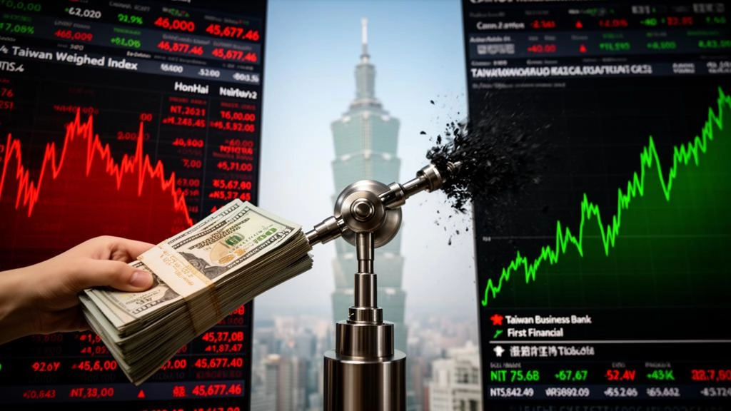 台股終止連四紅重挫781點 外資砍756億轉抱金融股避險