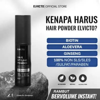 ELVICTO HAIR STYLING POWDER 10gr | Hair Powder Hair Powder Pria Powder Rambut Pria Bubuk Rambut Pria