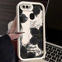 เคสโทรศัพท์, ดีไซน์ดอกไม้วินเทจ, สำหรับ OPPO F9/OPPO A7X/Realme 2 Pro/Realme U1, ป้องกันการตก, กันกร