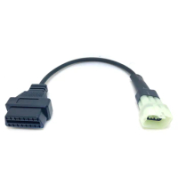 KTM 6 pin to obd 16 pin adapter cable for TuneECU software to Motorcycle motorbikes ECU 6pin cable