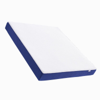 【優選百貨】藍色記憶棉盒子彈簧床墊家用壓縮靜音1.8m獨立彈簧乳膠床墊20cm厚