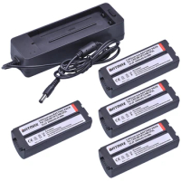 Batmax 4pcs NB-CP2L NB CP1L Battery+Charger for Canon SELPHY CP800,CP900,CP910,CP1200,CP100,CP1200,CP1300 Photo Printers