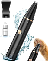 oneisall 2 Speed Cat Clippers with Double Blades Rechargeable Cordless Small Cat Paw Trimmer Low Noi