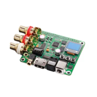 DAC Audio Decoder Board HIFI Expansion Moudle Supports Coaxial Fiber I2S OUT for 3B 3B+ 4B