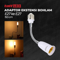 TaffLED Adaptor Ekstensi Fitting Lampu LED E27 ke E27 19.5cm 1 PCS - LS4G