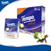 TEMPO - 迷你紙巾蘋果木味18包裝