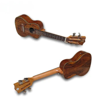 KAYSEN Bocote Wooden Small Guitar Brown Concert/Tenor Ukulele