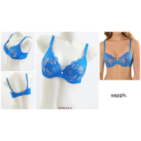New Bra Wanita Kawat Busa Tipis SAPPH Full Cup Big SIze 32B 40DDD Mix Lace Premium Pakaian Dalam / U