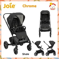 Joie Meet Chrome Stroller -mode Pushchair Stroller Full Size Shale