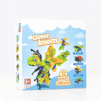 MAINAN KREATIF ANAK BLOCKS INSECTS ISI 12PCS
