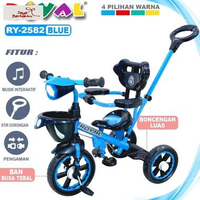 [BIG SALE] ROYAL TRICYCLE RY-2082 SEPEDA ANAK RODA 3 BMX BIKE ANAK + MAINAN + MUSIK INTERAKTIF + DOR