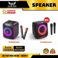 JBL Partybox Encore Portable Bluetooth Speaker w/ 2 Wireless Mic PARTYBOX ENCORE 2