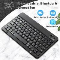 Keyboard Wireless Bluetooth Keyboard for Ipad Phone Tablet Mini Wireless Rechargable Keyboard