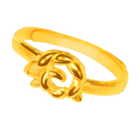 【元大珠寶】買一送一黃金戒指9999十二生肖平安羊(0.84錢正負5厘)