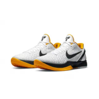 【NIKE 耐吉】Nike Kobe 6 Retor 白黑黃 籃球鞋 科比 CW2190-100