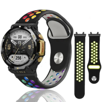 Breathable Silicone Strap For Huami Amazfit T-REX 2 Smart Watchband Sports Bracelet For Xiaomi Amazfit T-Rex/T Rex Pro 2 Wrist