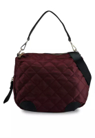 NUVEAU Quilted Nylon Convertible Shoulder Bag