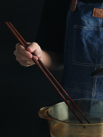 半房日式新款加長油炸實木筷多功能筷子廚房家用火鍋煎油條撈面筷