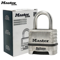 Master Lock 1174 Password Lock Stainless Steel Anti-theft,Waterproof Padlock Home Dormitory Outdoor Combination Lock