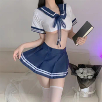 Erotic lingerie Girls Student Attire JK Uniform Allure Short Skirt Set Fetishism Anime Girl Costume Set Doll Party Sex Pajamas18