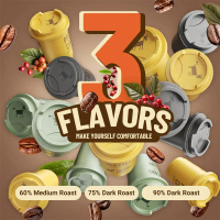 Cheerful Goat Instant Coffee Freeze Dried 3g | Pocket Coffee | Cold Brew No Machine | Espresso Style