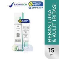 SODERMIX CREAM 15 GR | KRIM BEKAS LUKA, MENYAMARKAN BEKAS LUKA, PENYEMBUHAN KELOID, KULIT IRITASI