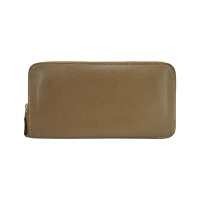 二手品 Hermes Epsom牛皮拉鍊長夾(大象灰)
