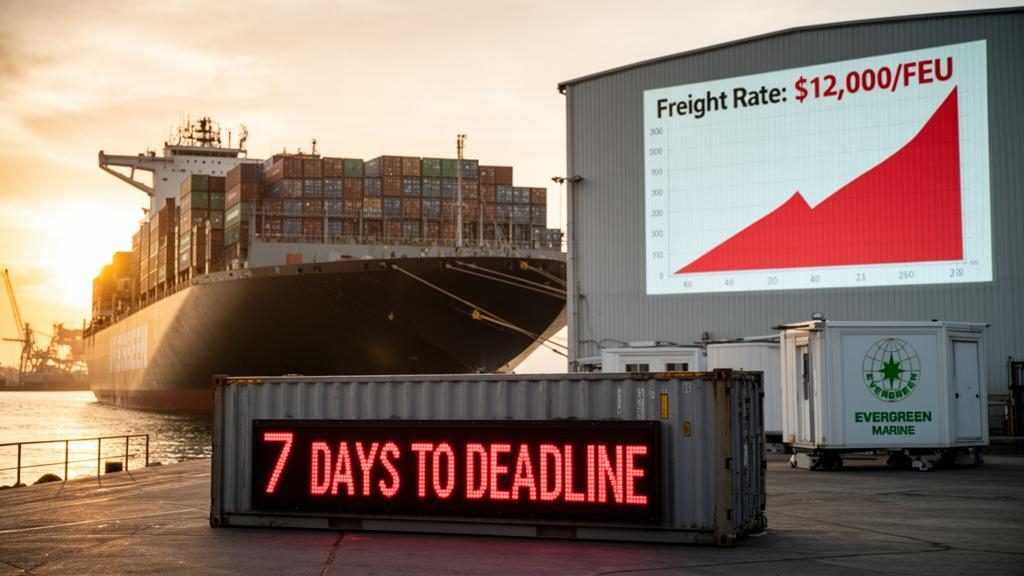 Rush Container US Tariff Deadline Sparks Global Container Rush; Evergreen and Wan Hai ...