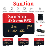 Original 1TB Internal Memory SD Card 512GB High Speed Minisd 128GB Class10 Mini SSD Card TF Card for Smartphone/PC/Camera/Mobile