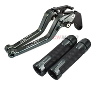 山葉 適用於 YAMAHA M-SLAZ 150 MSLAZ M SLAZ 改裝長剎車離合器桿車把把手套裝 CNC 鋁合