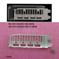 Original New For Asus ROG-STRIX-RX6650XT-O8G-GAMING, RX6650XT Series I/O Shield Back Plate BackPlates Blende Bracket