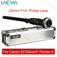 Laowa Venus Optics Laowa 24mm F14 Probe Lens Full Frame Manual Focus Lens For Canon EF Nikon F Pentax K DSLR Cameras