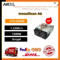 used ltc Miner Innosilicon A6 1.23Gh Hashrate 1500W Scrypt algoriyhm LTC DOGE Cryprocurrency Rig Mining crypto Asic Miner