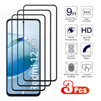 3Pcs Protective Glass For Xiaomi Redmi Note 13 12 12T Pro Tempered Screen Protector Redmi 12C 13C A1 A2 Plus Protection Film