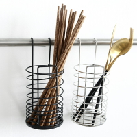 不銹鋼筷子筒掛式筷筒筷籠壁掛式置物架家用廚房收納盒【不二雜貨】