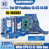 DA0PADMB8F1 For HP Pavilion 15-CS 14-DV Notebook Mainboard i3-1005G1 i5-1035G1 L70914-601 Laptop Motherboard Full Tested