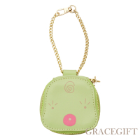 【Grace Gift】小魔女DoReMi聯名-魔女莉卡立體零錢包 綠