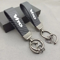 Zinc Alloy Keyrings Leather Carbon Fiber Car Motorcycle Rings Keychain car Accessories for Mercedes Benz W124 W203 W204 Vito