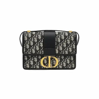 DIOR 緹花帆布牛皮 30 蒙田包(2020年)