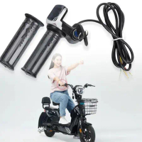 Handle Gas 36/48V Dyu D1 Throttle F-Wheel Kabel Gas Scooter Listrik Sepeda Listrik Skuter Elektrik P