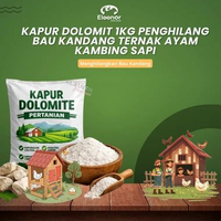 Paket Alas Kandang Ternak Ayam Petelur Sekam Dolomite Penghilang Bau Kandang & EM 4 Peternakan 1L