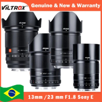 【DO BRASIL】Viltrox 13mm 23mm 33mm 56mm F1.4 Sony E Mount Ultra Wide Angle APS-C AF Lens for Sony E-Mount ZV-E10 a7 a6600