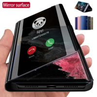 Smart Mirror Magnetic Flip Case For Iphone 14 Pro Max I Phone Aifon 14 Plus 14Pro 14Plus 14ProMax Stand Shockproof Cover Funda